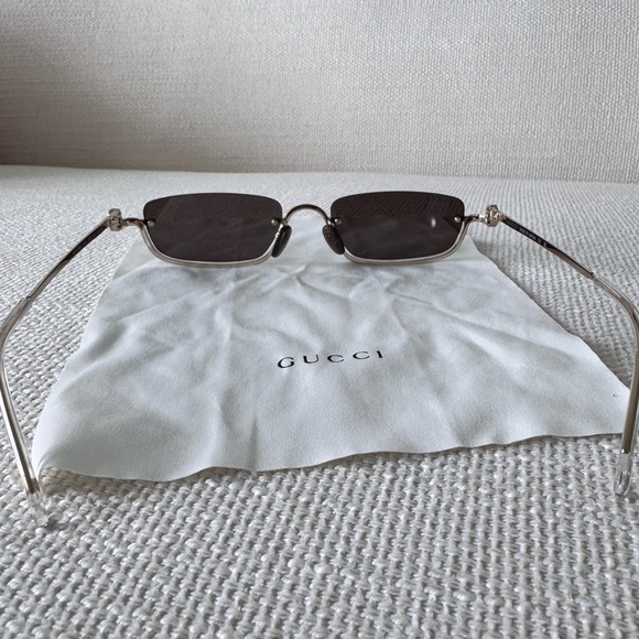 AUTHENTIC Gucci rectangular-framed glasses - Picture 4 of 9